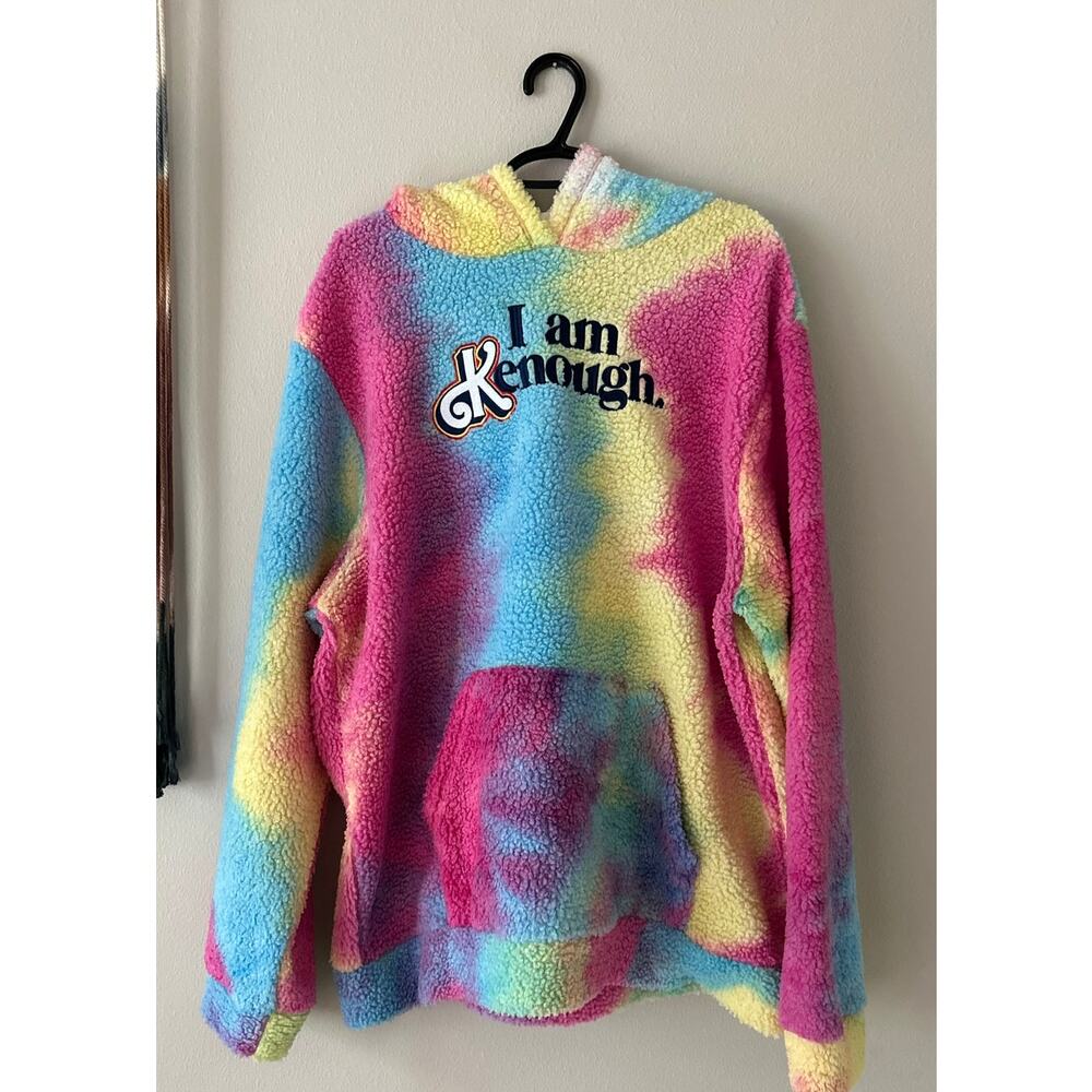 BARBIE "I Am Kenough" Rainbow Hoodie Size XXL